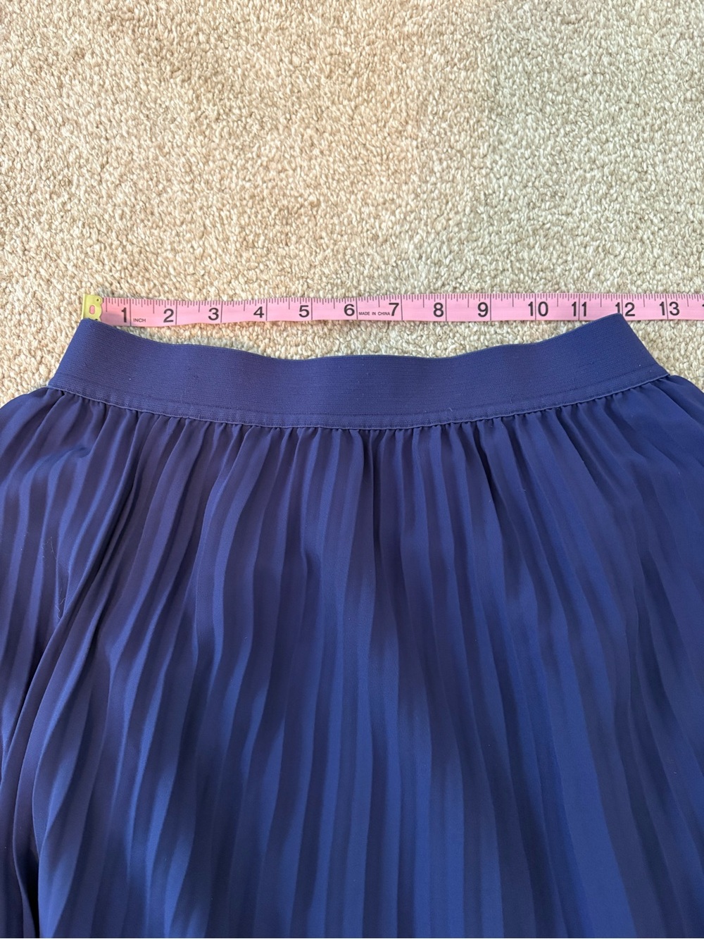 J. Crew Bundle of 2 Long Midi Skirts Pull On Solid Pleated Flowy Floral Size 8/M - Picture 11 of 12